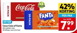 Hoogvliet Coca-Cola of Fanta aanbieding