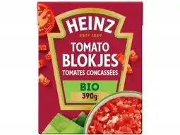 Hoogvliet Heinz Bio tomatenblokjes aanbieding