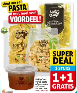 Hoogvliet Daily Chef verse pasta of pastasaus aanbieding