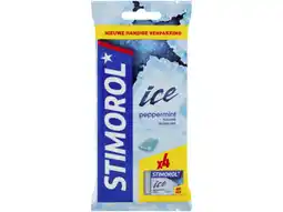 Hoogvliet Stimorol Ice kauwgom peppermint suikervrij aanbieding