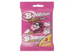 Hoogvliet Bubblicious Bubblegum strawberry splash aanbieding