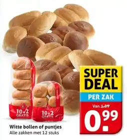 Hoogvliet Witte bollen of puntjes aanbieding