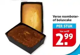 Hoogvliet Verse roomboter of boluscake aanbieding