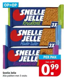 Hoogvliet Rozynenkoek Snelle Jelle aanbieding
