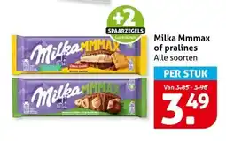 Hoogvliet Milka Mmmax of pralines aanbieding