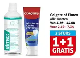 Hoogvliet Colgate of Elmex aanbieding