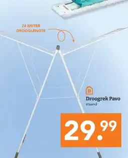 Blokker Droogrek Pavo aanbieding