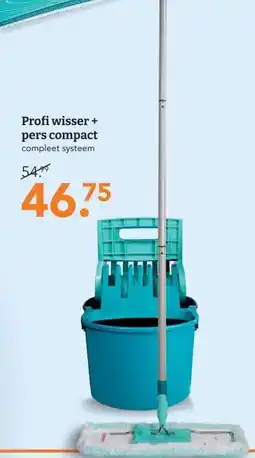 Blokker Profi wisser + pers compact compleet systeem aanbieding