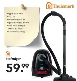 Blokker Stofzuiger aanbieding