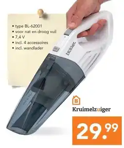 Blokker Kruimelzuiger aanbieding