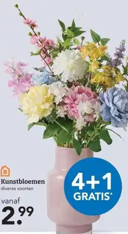 Blokker Kunstbloemen aanbieding