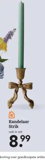 Blokker Kandelaar Strik aanbieding