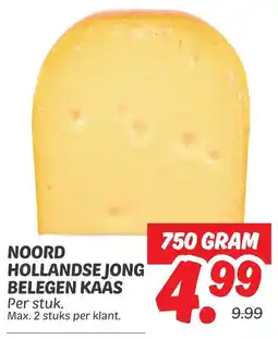 Dekamarkt Noord hollandse jong belegen kaas aanbieding