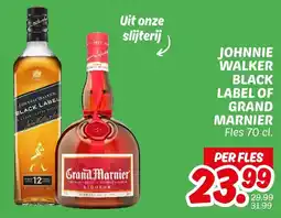 Dekamarkt Johnnie walker black label of grand marnier aanbieding