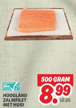 Dekamarkt Hoogland zalmfilet met huid aanbieding
