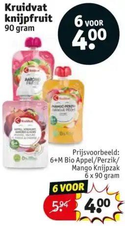 Kruidvat Kruidvat knijpfruit aanbieding