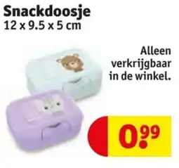 Kruidvat Snackdoosje aanbieding