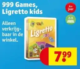 Kruidvat 999 Games, Ligretto kids aanbieding