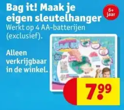 Kruidvat Bag it! Maak je eigen sleutelhanger aanbieding