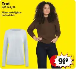 Kruidvat Trui S/M en L/XL aanbieding