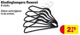 Kruidvat Kledinghangers fluweel aanbieding