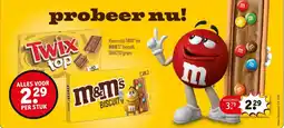Kruidvat Keuze uit TWIX en M&M'S biscuit aanbieding