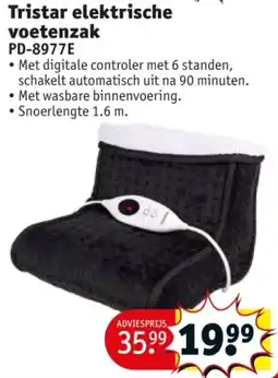 Kruidvat Tristar elektrische voetenzak PD-8977E aanbieding
