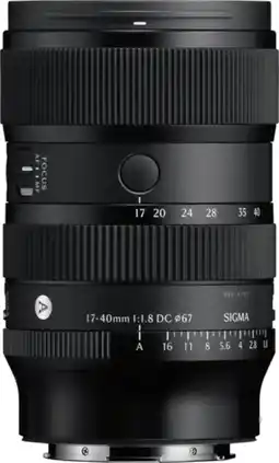 Coolblue Sigma 17-40mm f/1.8 DC Art Fujifilm X-mount aanbieding