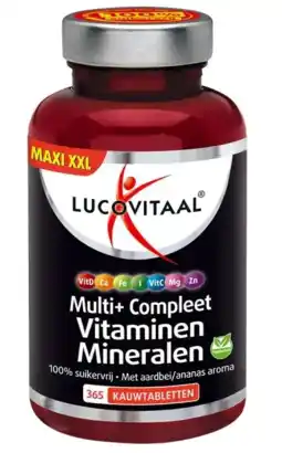 De Online Drogist Lucovitaal Multi+ Compleet Vitaminen Mineralen Kauwtabletten aanbieding