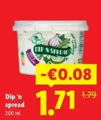 Lidl Dip 'n spread aanbieding
