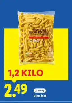 Lidl Verse friet aanbieding