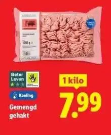 Lidl Gemengd gehakt aanbieding