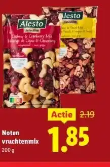 Lidl Noten vruchtenmix aanbieding