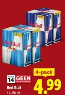Lidl Red Bull aanbieding