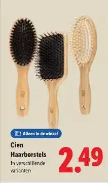 Lidl Cien Haarborstels aanbieding