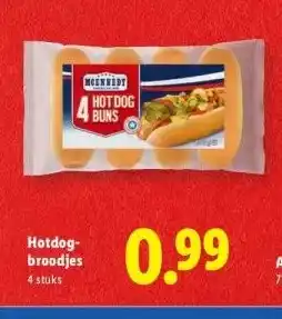Lidl Hotdog- broodjes aanbieding