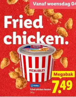 Lidl Fried chicken bucket aanbieding