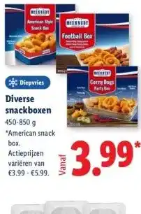 Lidl Diverse snackboxen aanbieding