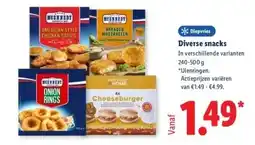 Lidl Diverse snacks aanbieding