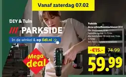 Lidl Parkside Accu-schroefboormachineset 20 V aanbieding