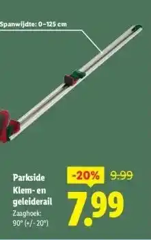 Lidl Parkside Klem-an geleidernail aanbieding