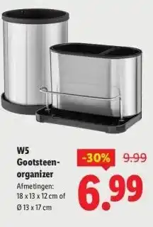 Lidl W5 Gootsteen- organizer aanbieding