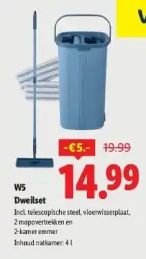 Lidl W5 Dweilset aanbieding