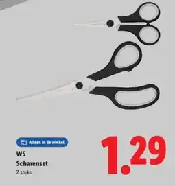 Lidl W5 Scharenset aanbieding