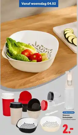 Lidl Silvercrest Keukenhulpjes aanbieding