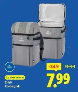 Lidl Crivit Koelrugzak aanbieding