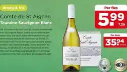 PLUS Comte de St Aignan Touraine Sauvignon Blanc aanbieding