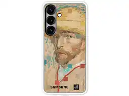 MediaMarkt Samsung Flips Gezicht Van Gogh Telefoonhoesje Voor Samsung Galaxy S25 Bruin aanbieding