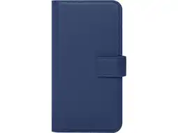 MediaMarkt Caseuals Genuine Leather Wallet Bookcase Telefoonhoesje Voor Samsung Galaxy S24 Plus Blauw aanbieding