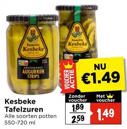 Vomar Voordeelmarkt Kesbeke Tafelzuren aanbieding